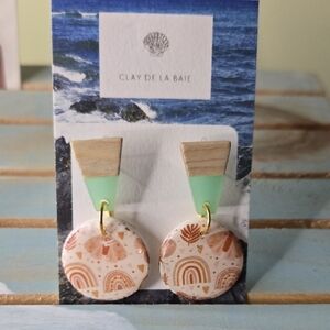 Clay De La Baie Artistic Earrings